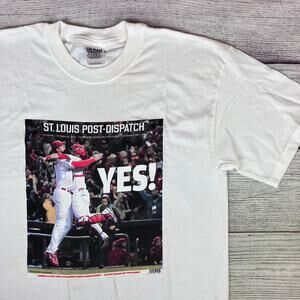 2006 St. Louis Cardinals Newspaper Clip World Series Champions T-shirt